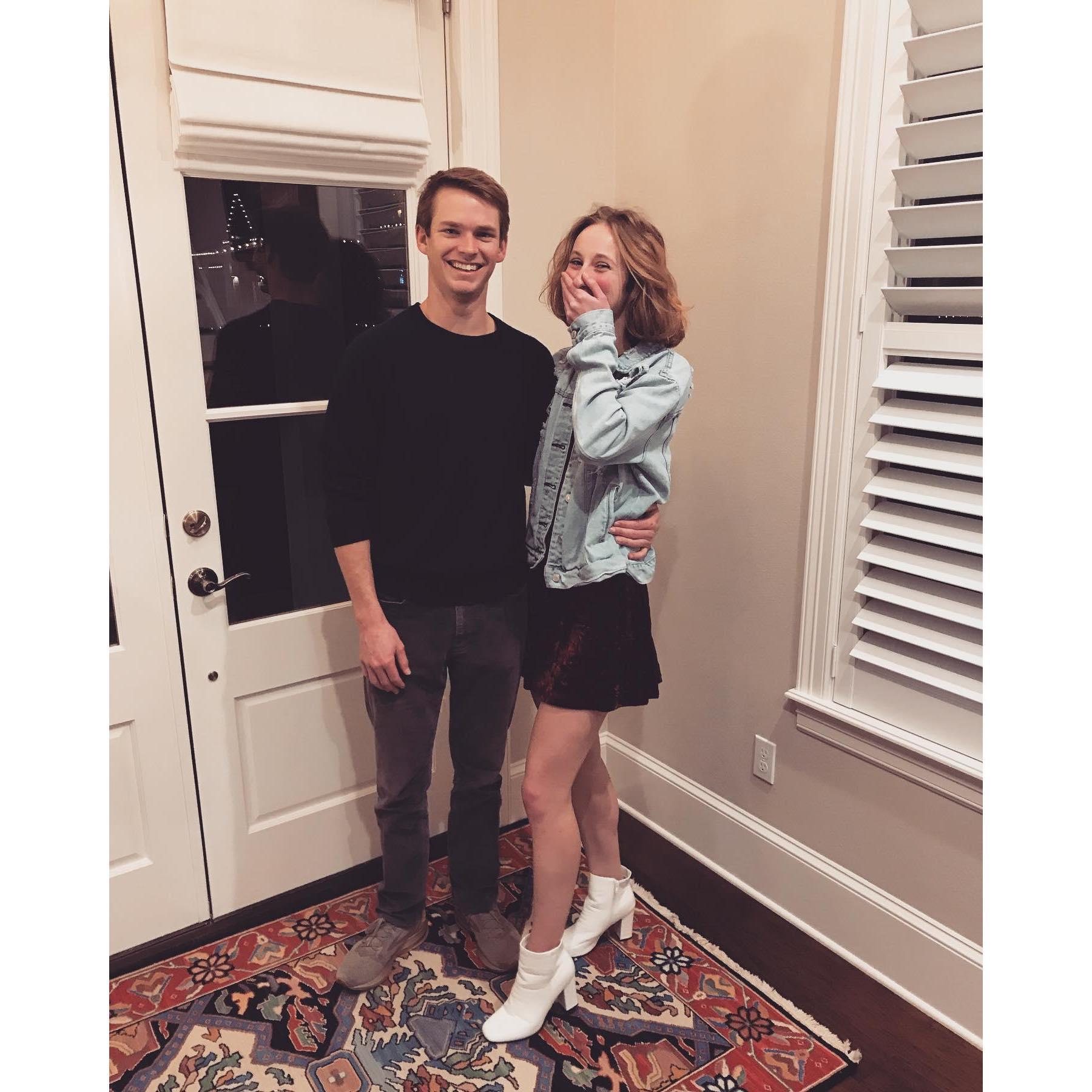 The night we made it official! NYE 2019.