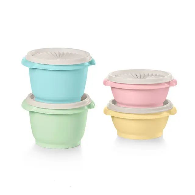 Tupperware 8pc Heritage Food Storage Container Set Vintage