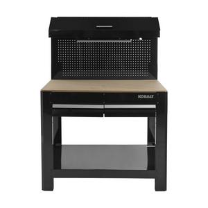 Kobalt 45-in W x 36-in H 2-Drawer Wood Work Bench