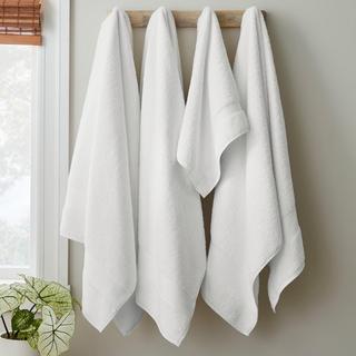 The Starter Plush 8-Piece Organic Bath Towel Set