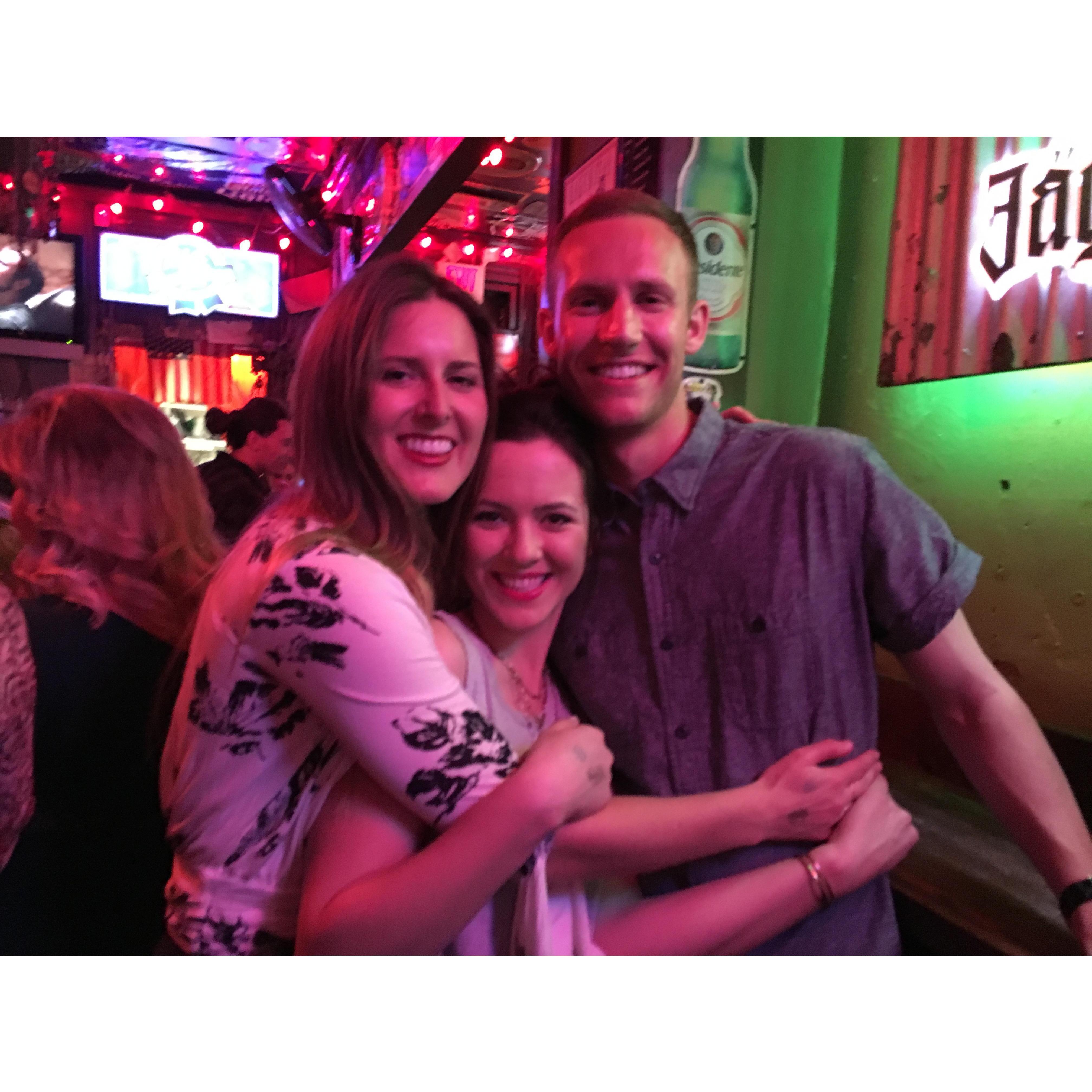 the three of us were basically inseparable. poor cass. (this is why she's our best friend, she put up with us in those early days)