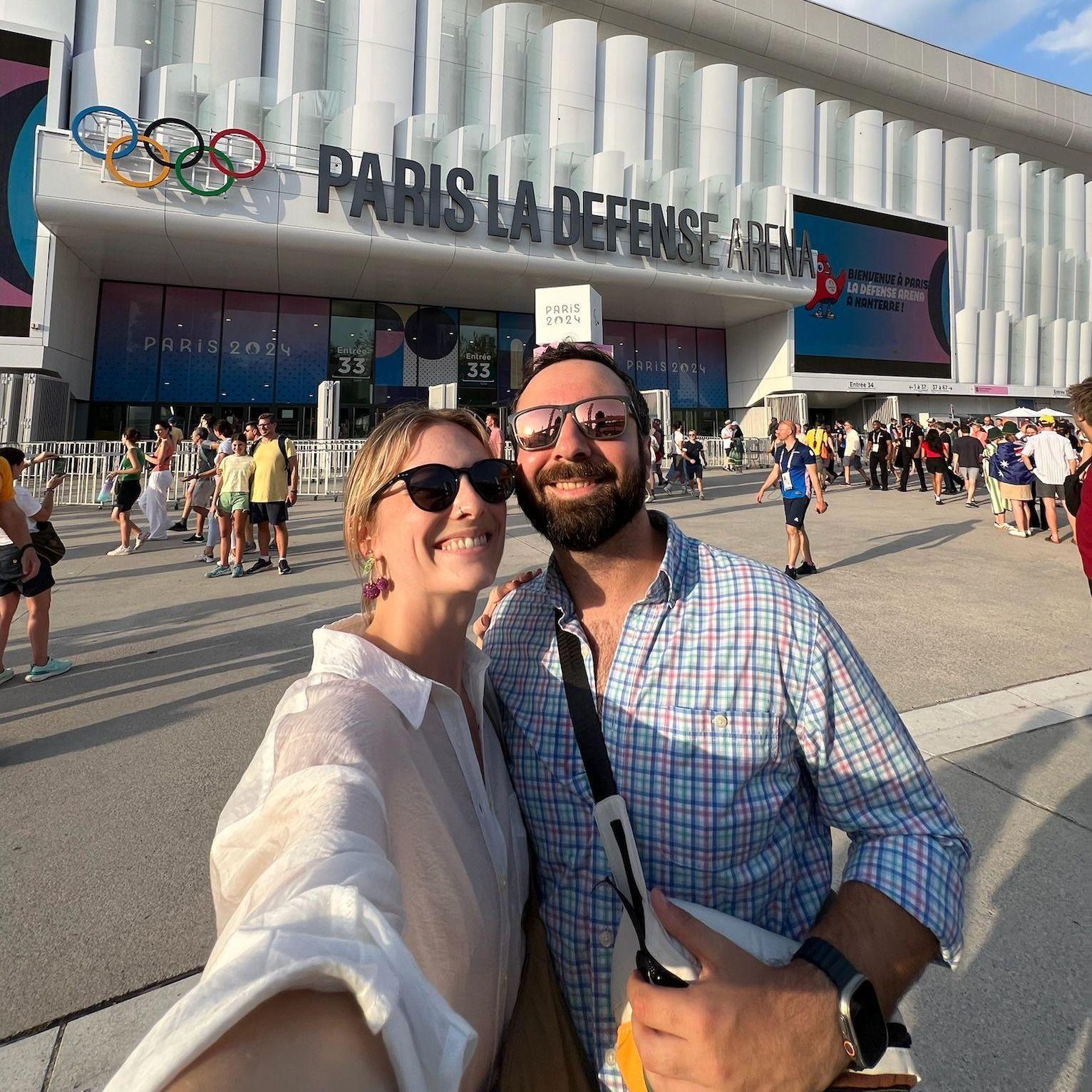 Our family trip to the Paris Olympics in 2024.