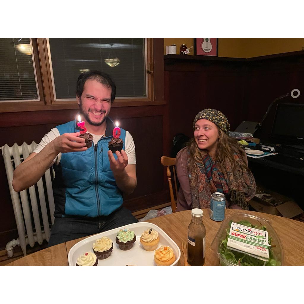 January 5, 2022: Celebrating Joseph's 30th birthday in Seattle