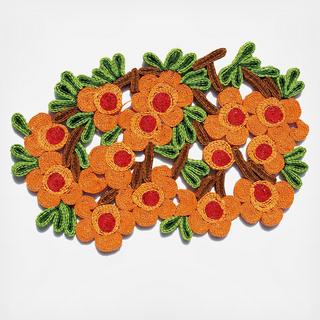 Florigraphie Camelia Straw Table Mat