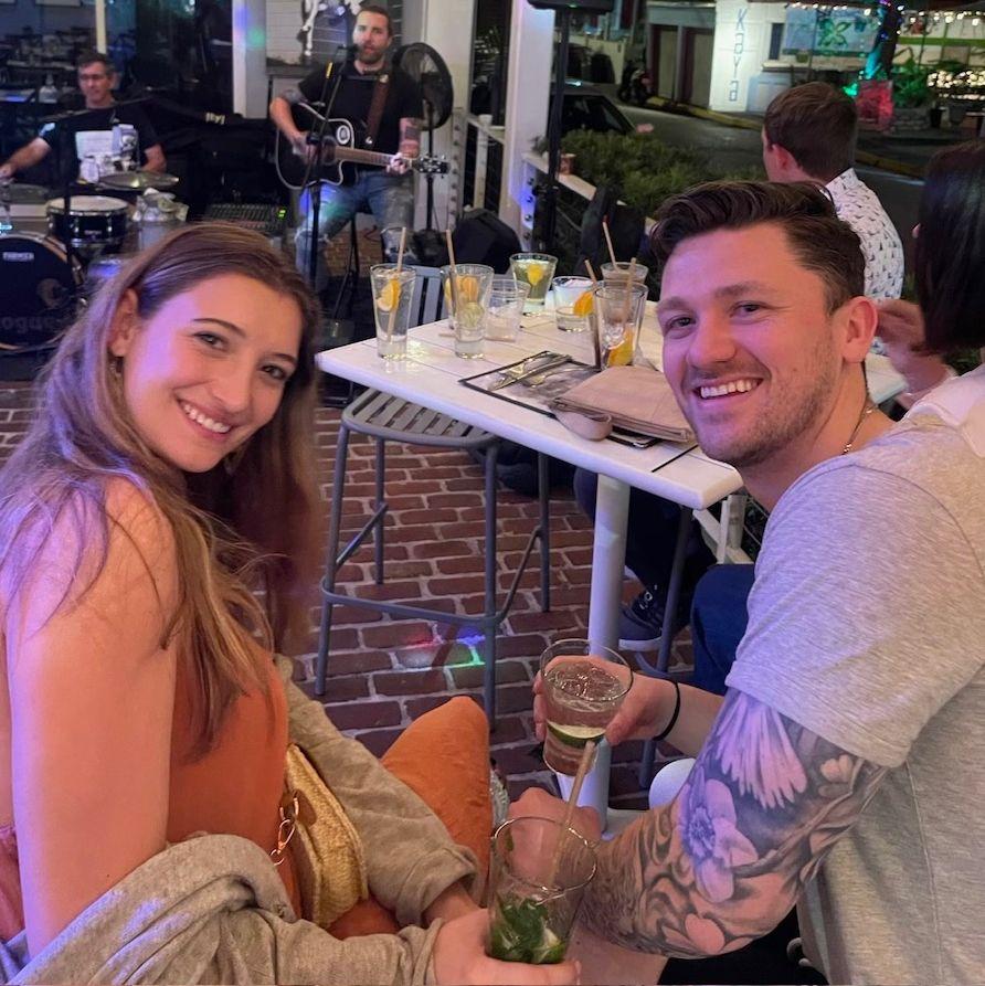 Celebrating Francesca's 25th Birthday & Aidan getting his first big boy job in Key West! Shout out Megan Rogers!!