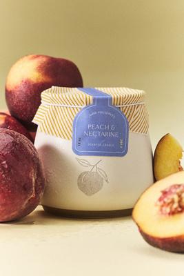 Jam Jar Fruity Peach & Nectarine Ceramic Candle
