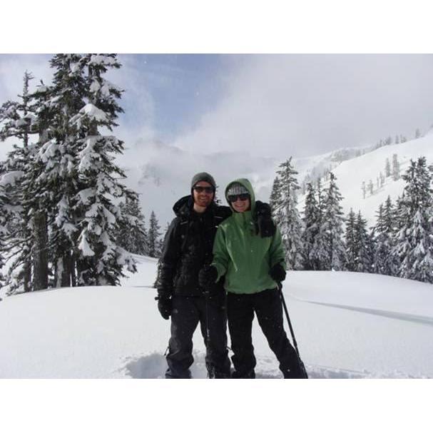 birthday snowshoeing