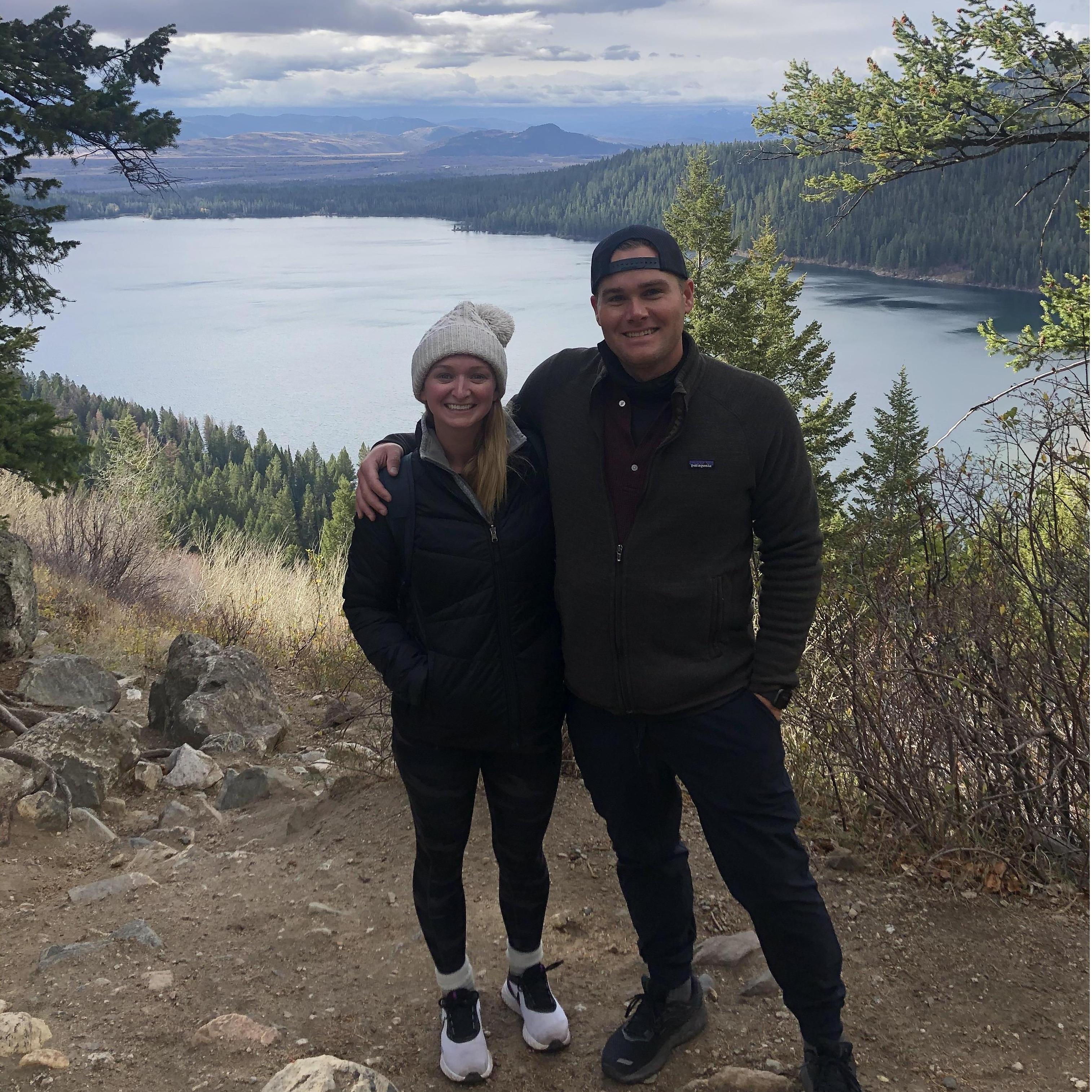 Hiking through Yellowstone