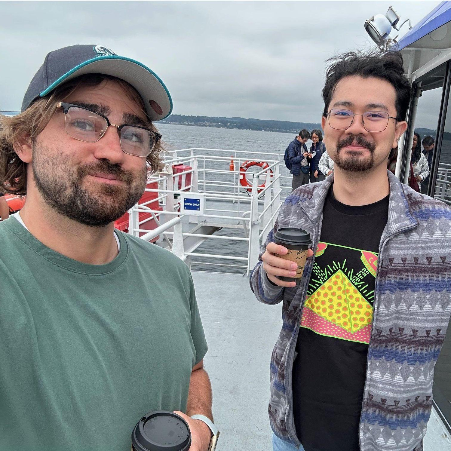 On our way to Victoria BC via ferry, 2023