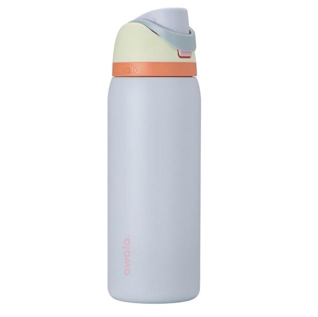 Owala FreeSip Insulated Stainless Steel Water Bottle with Straw for Sports, Travel, and School BPA-Free Sports Water Bottle, 32 oz, Beach House