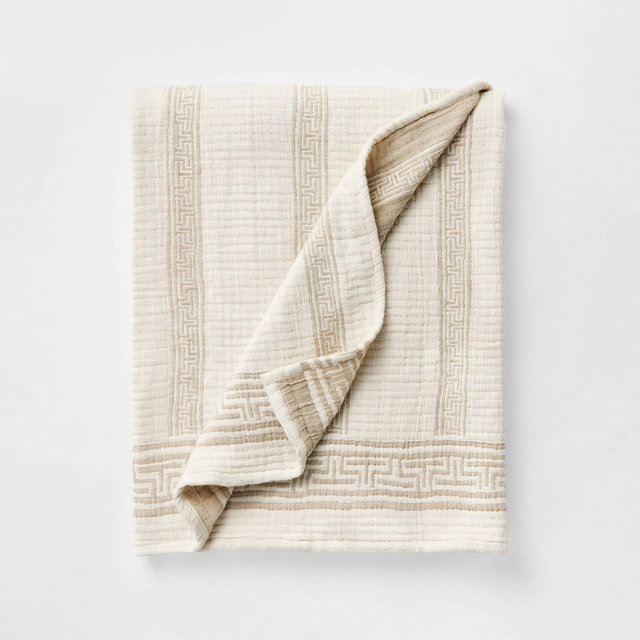 Double Gauze Stripe Throw Blanket - Threshold™ designed w/Studio McGee