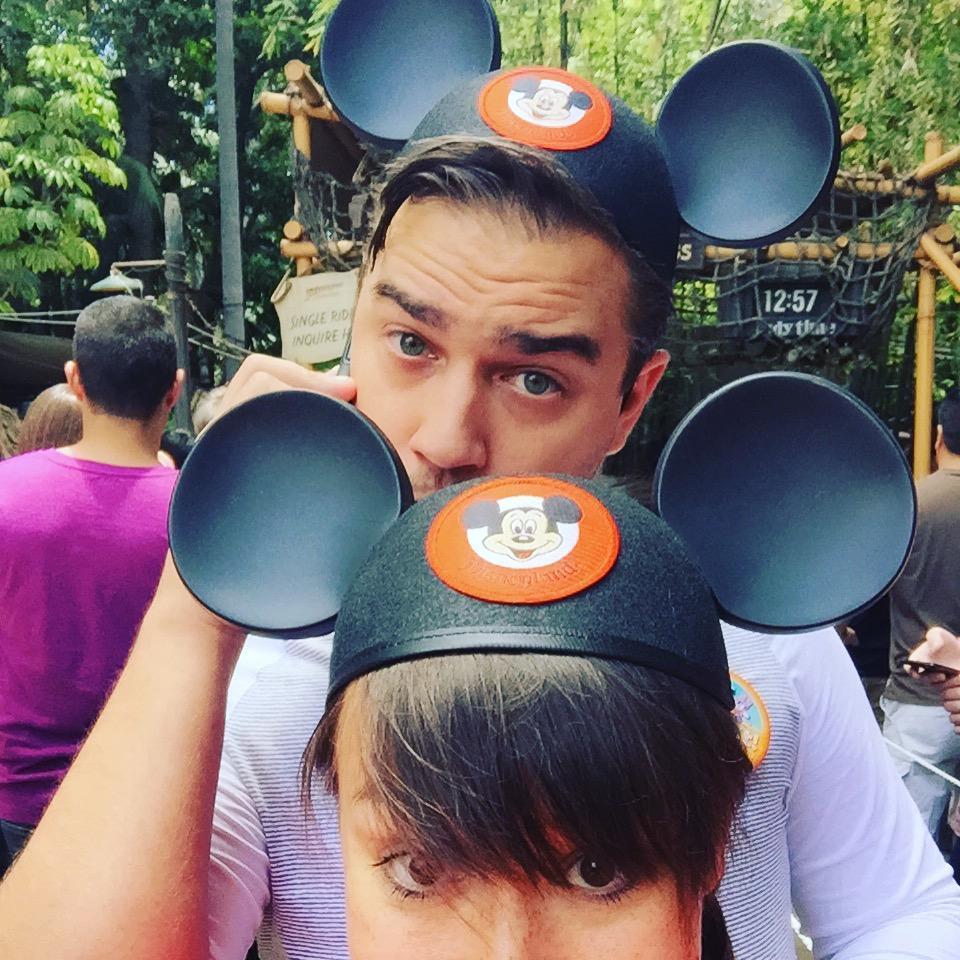 Louis' first trip to Disneyland!