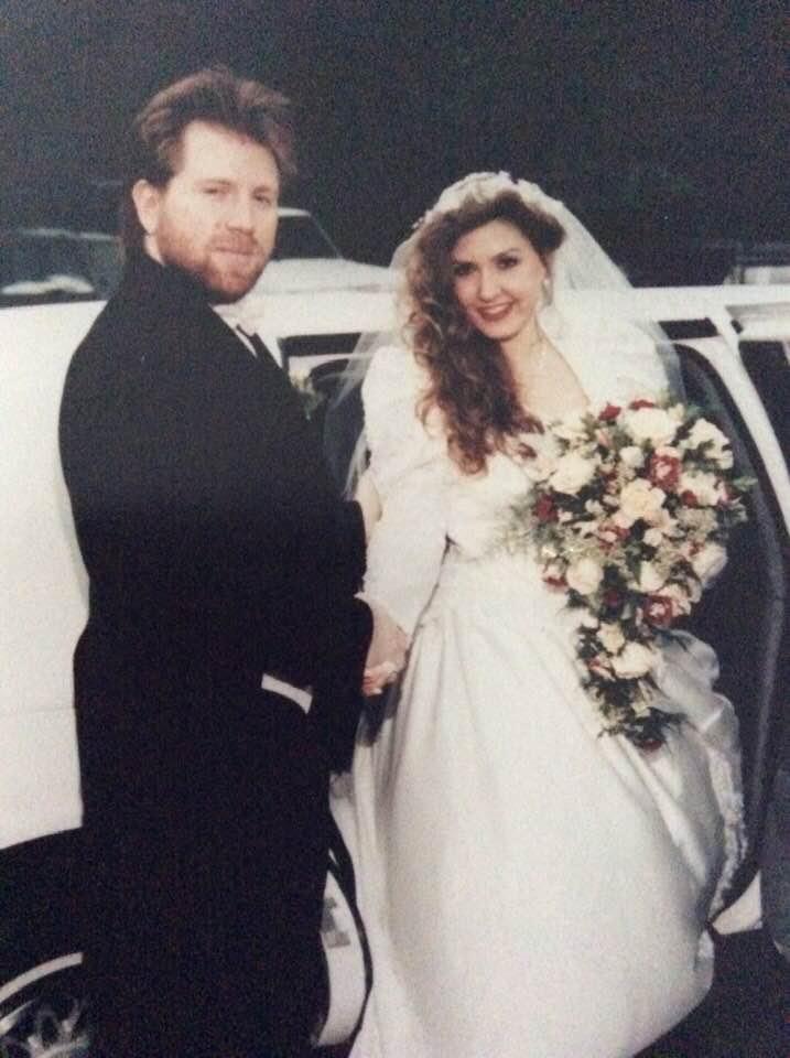 Christian’s parents on their wedding day.