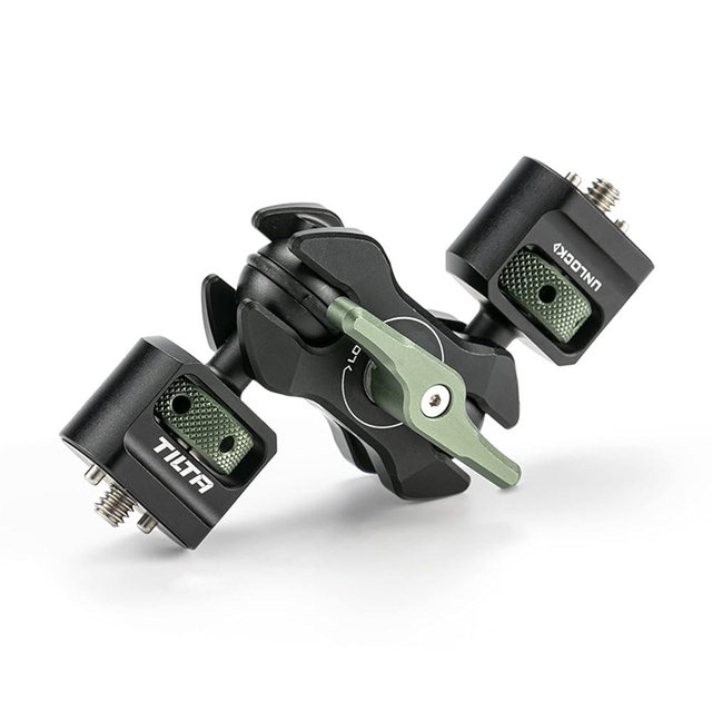 Tilta Mini Articulating Arm | Mount Camera Accessories with 1/4"-20 to 1/4"-20 (with Locating Pins) Connectors (Others Available Separately) | TA-MAA