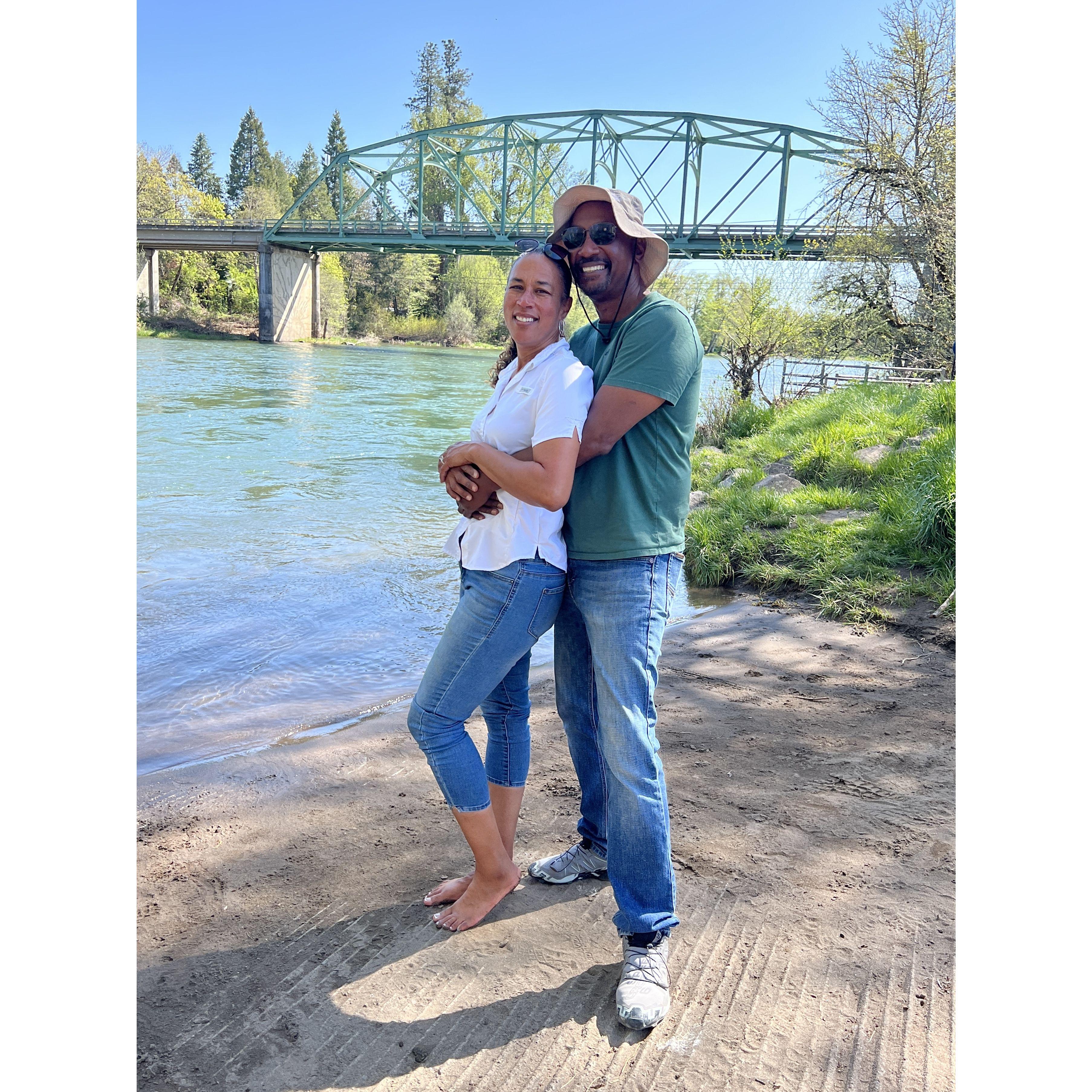 The Rogue River in Oregon.