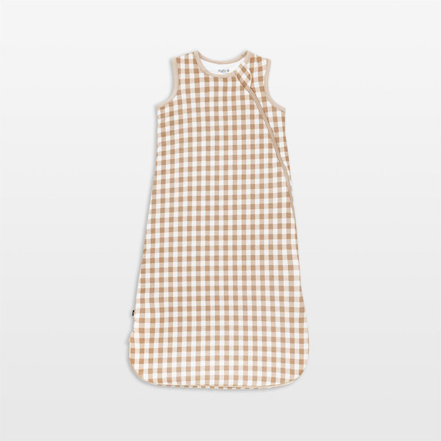 Kyte Baby Small Brown Gingham Sleep Bag 1.0
