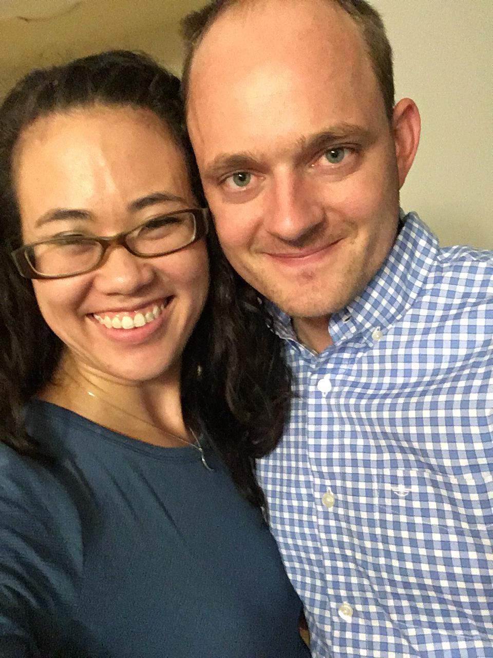 Our first wedding together.