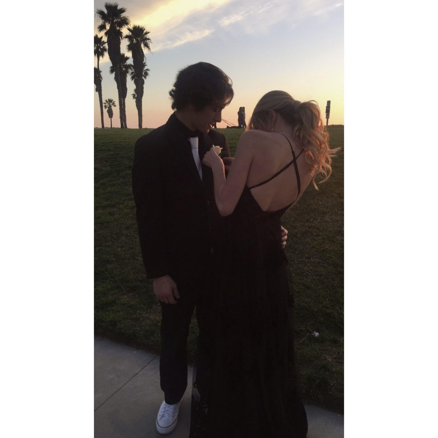 Senior ball in highschool.