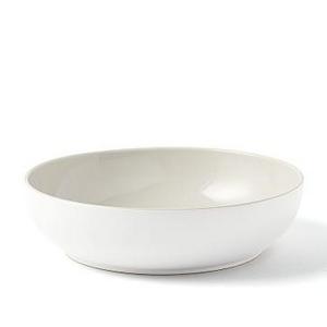 Kahlo Serveware, Low Serve Bowl, White