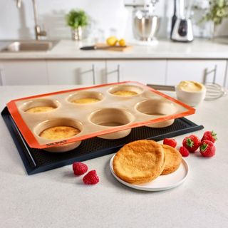 6-Large Round Cake Baking Mold