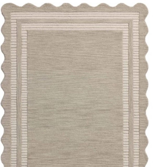 Chris Loves Julia x Loloi-Scottie-SCO-01-Fog, Ivory Runner