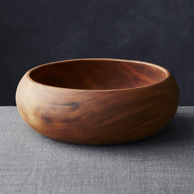 Crate and Barrel, Tondo Large White Serving Bowl | Zola