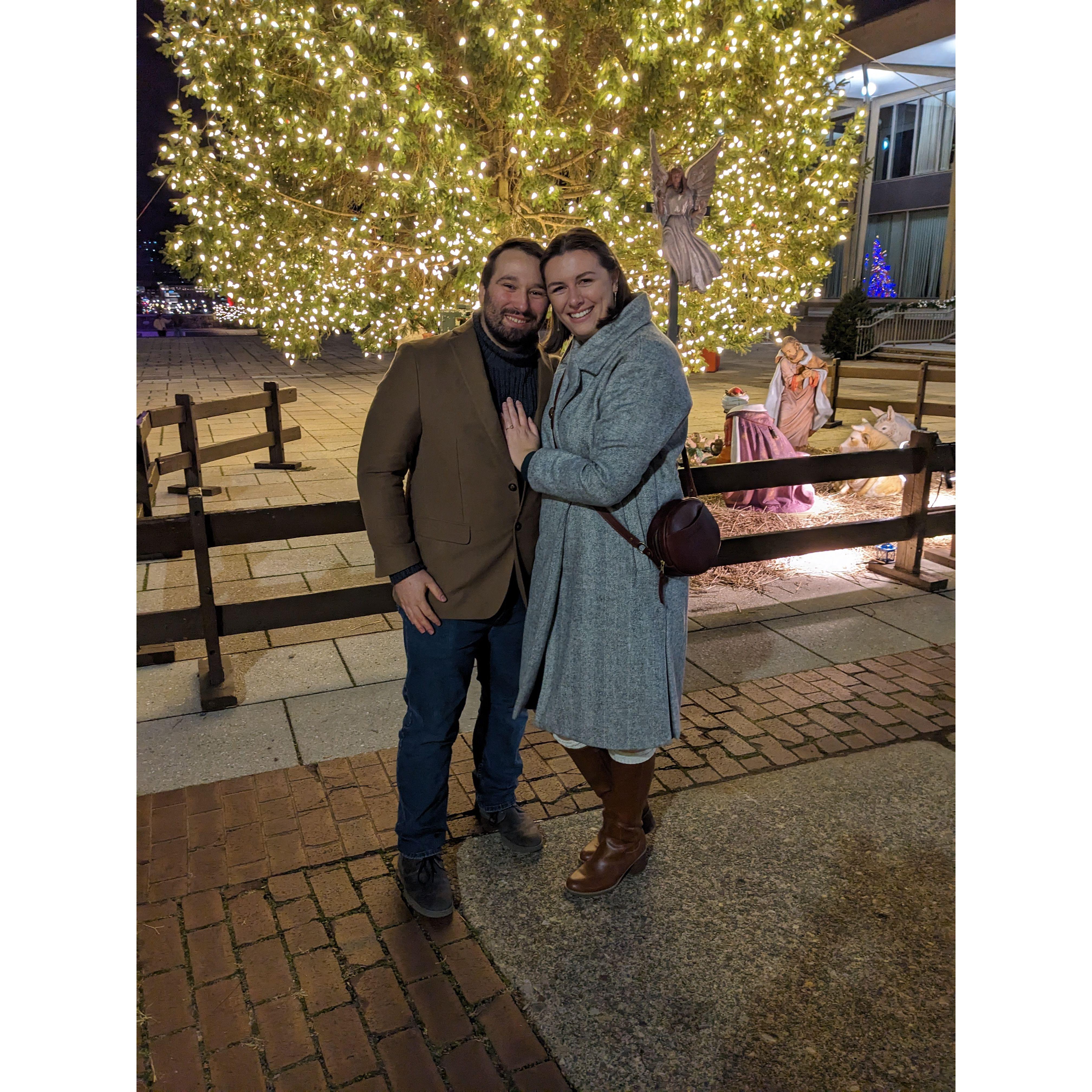The night we got engaged