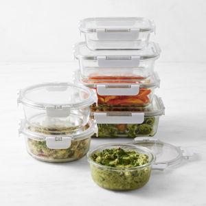 Hold Everything Glass Food Storage Containers, Ultimate 14-Piece Set