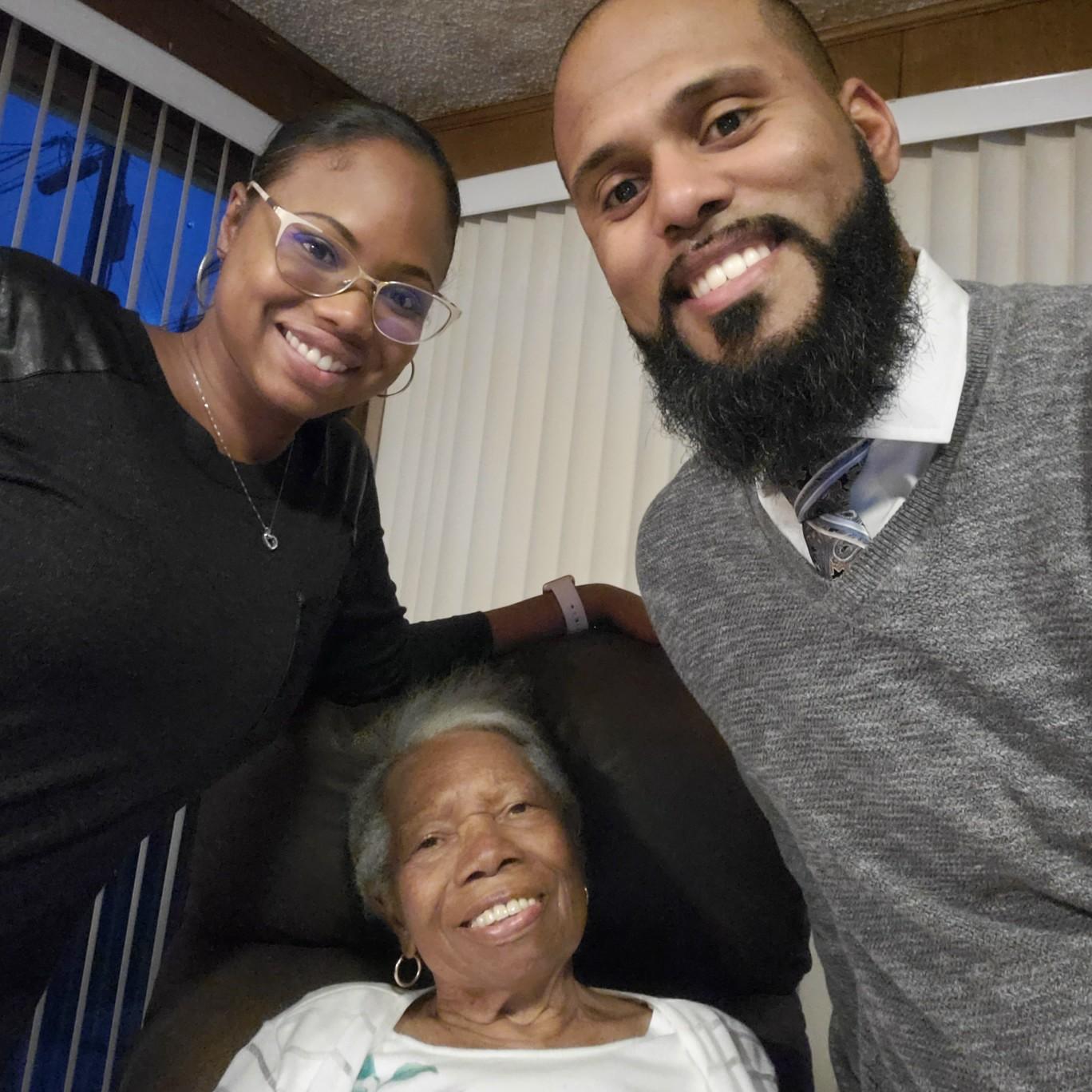 Us and Mechelle's great grandmother.