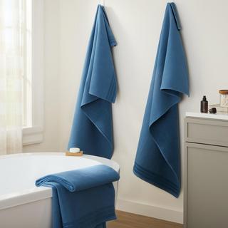 Basics Waffle Woven Terry Bath Towel, Set of 4