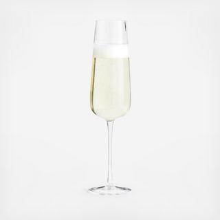 Marion Optic Champagne Glass, Set of 4