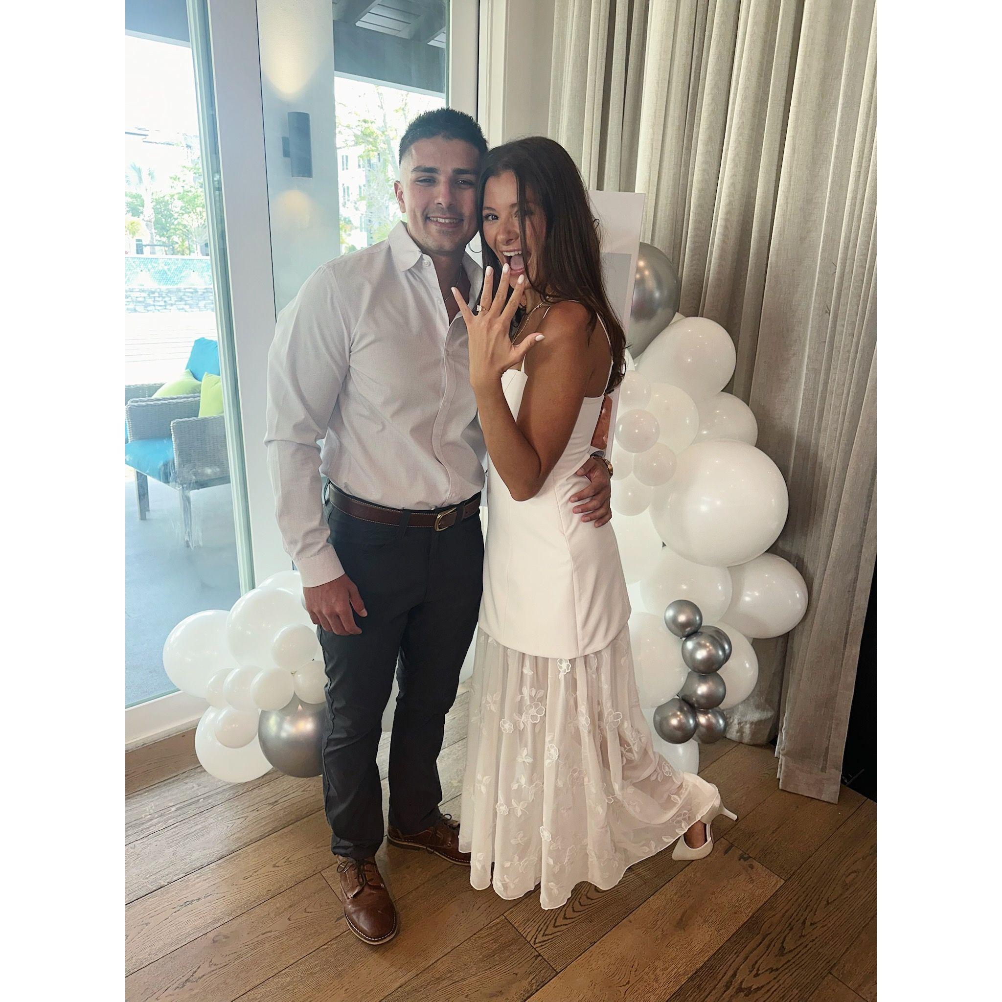 Our engagement and party!