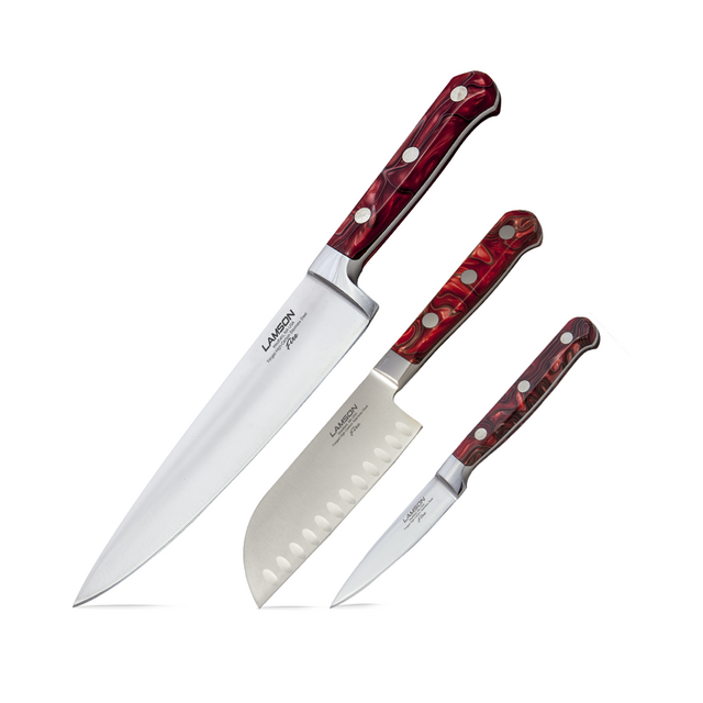 3 Pc Premier Forged Cook Set - FIRE SERIES