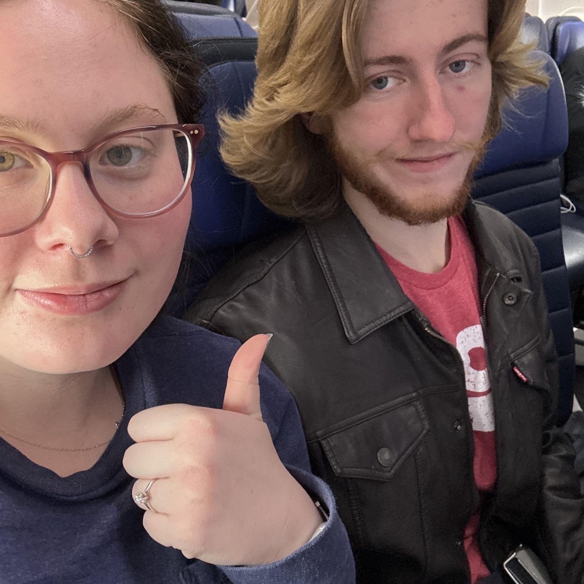 On our way to visit Lyss's family in Oregon