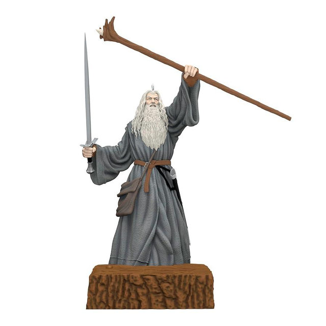 Hallmark Keepsake Christmas Ornament, The Lord of the Rings Gandalf the Grey with Sound, Movie Gifts