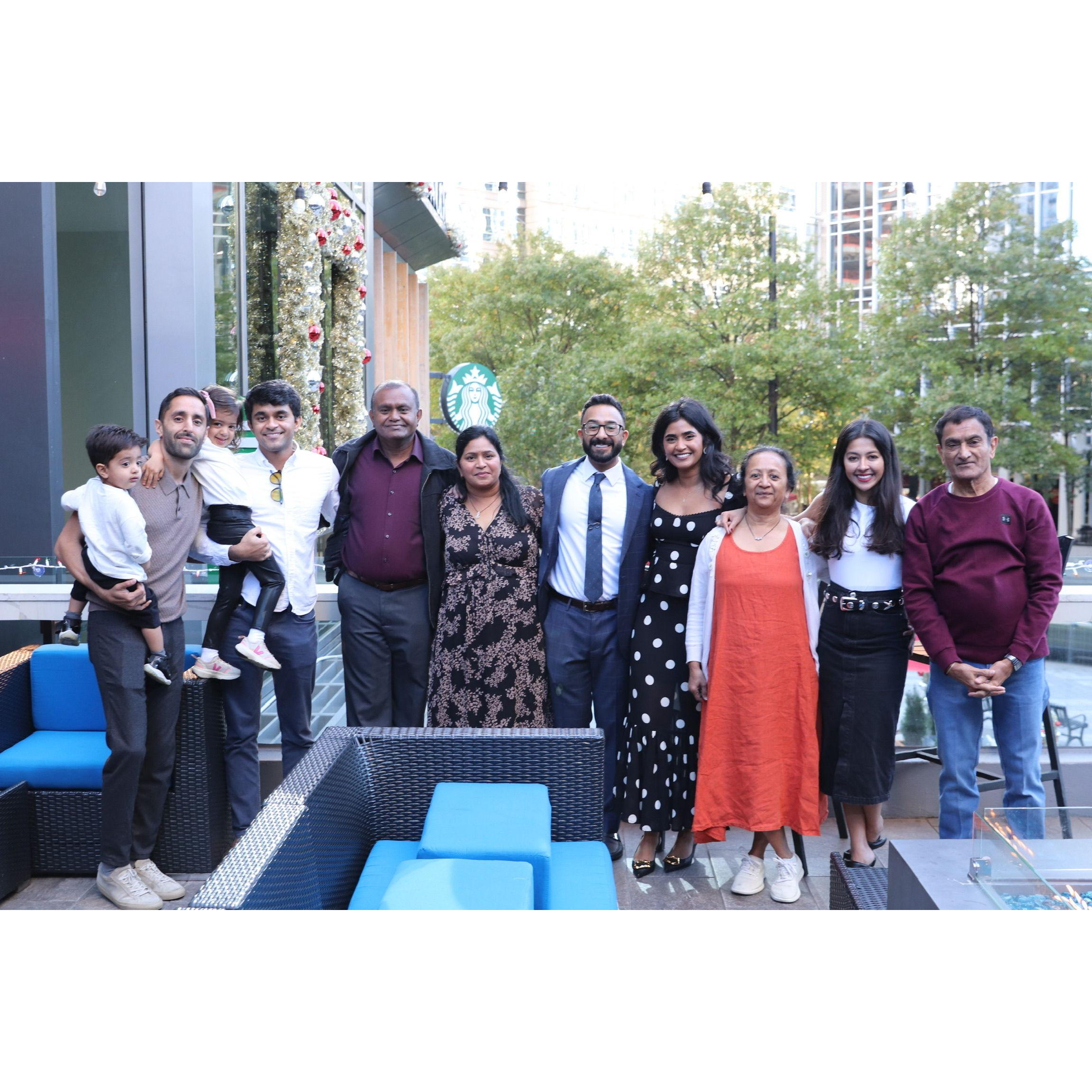 The proposal with our families!
