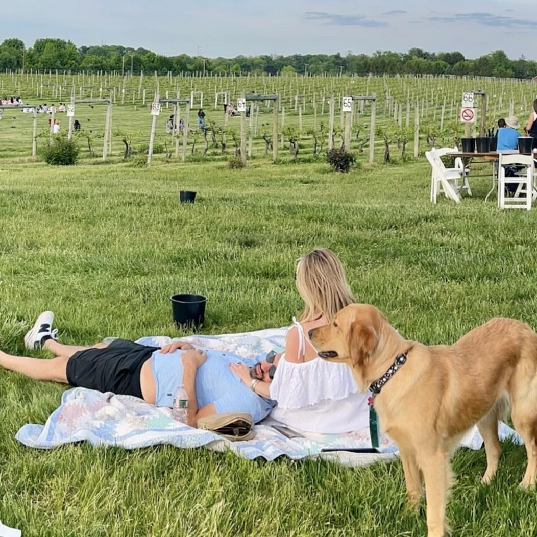 Family photo at Fox Hollow Vineyards