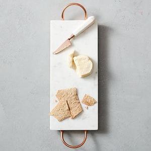 Marble + Copper Serving Board