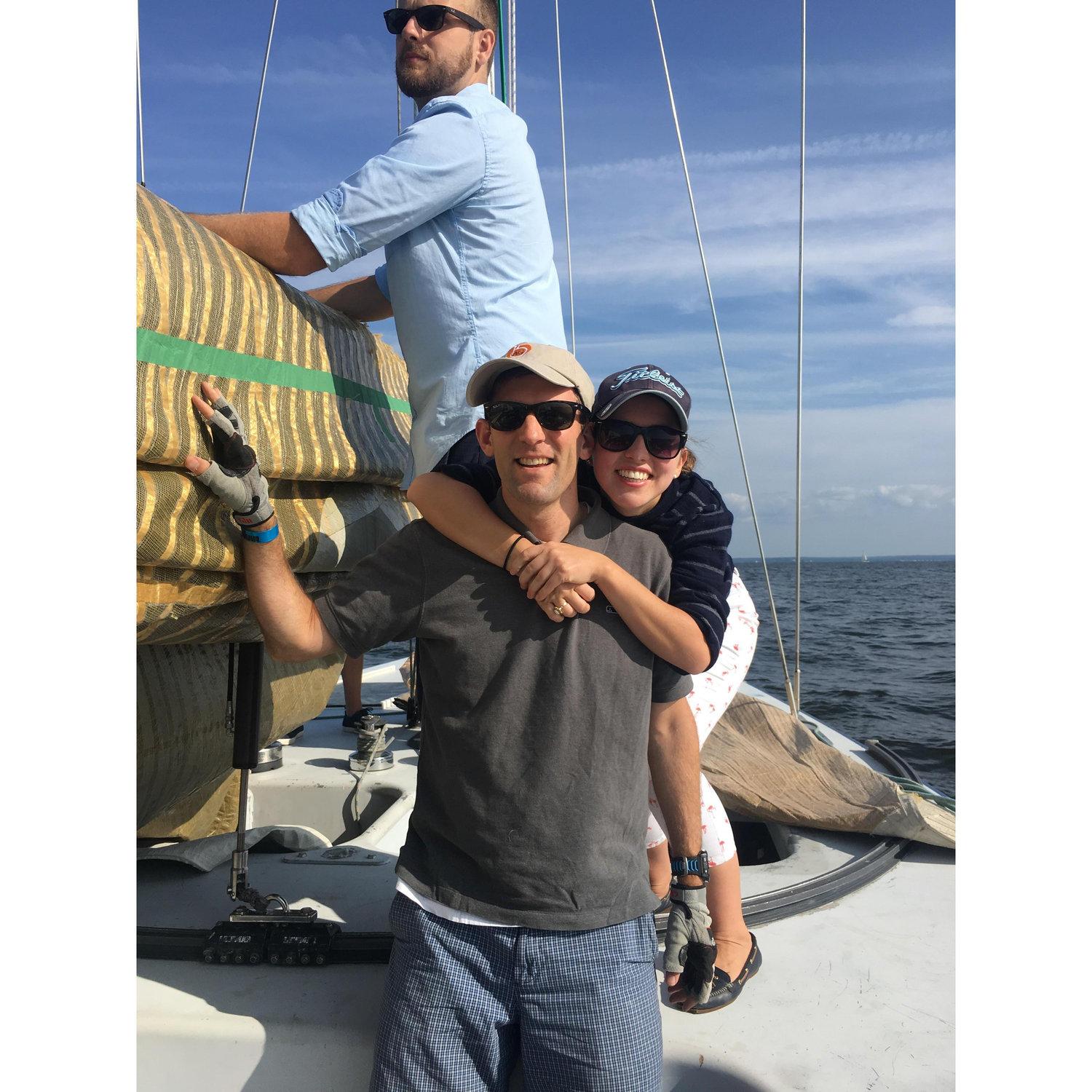 Captain and First Mate on the Lionheart K-18.