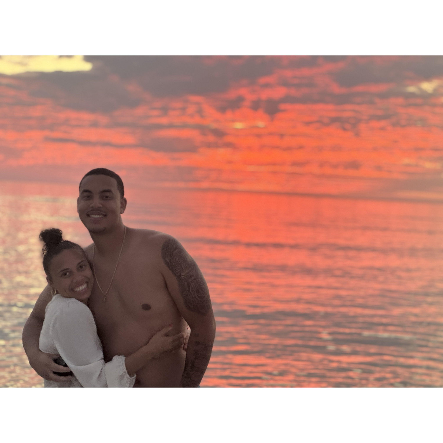 Right after we got engaged