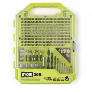 200-Piece Drill and Impact Drive Set