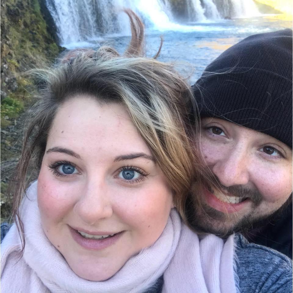 In Iceland on our Europe trip!