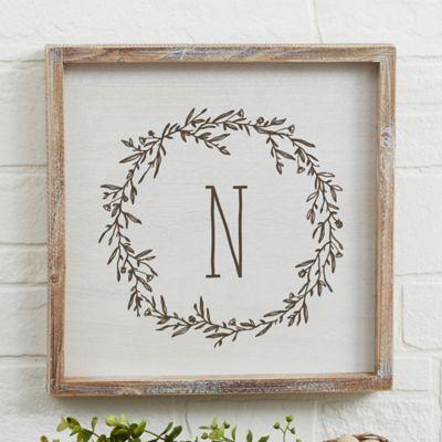Farmhouse Floral 12-Inch Square Barnwood Framed Wall Art