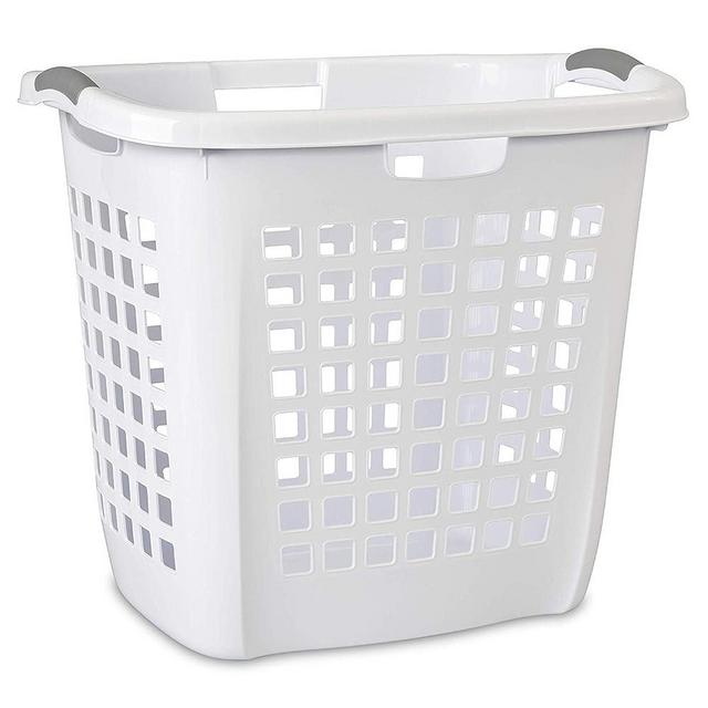 Sterilite 12258004 19-7/8"WHT Carry Hamper, White