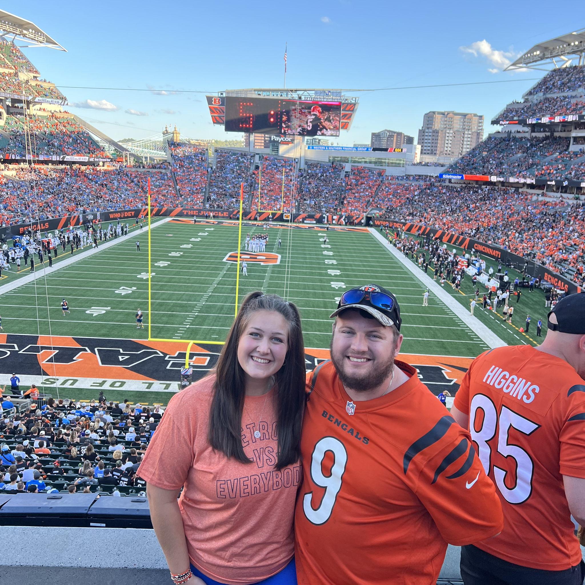 October 5, 2025. Lions vs Bengals Game.