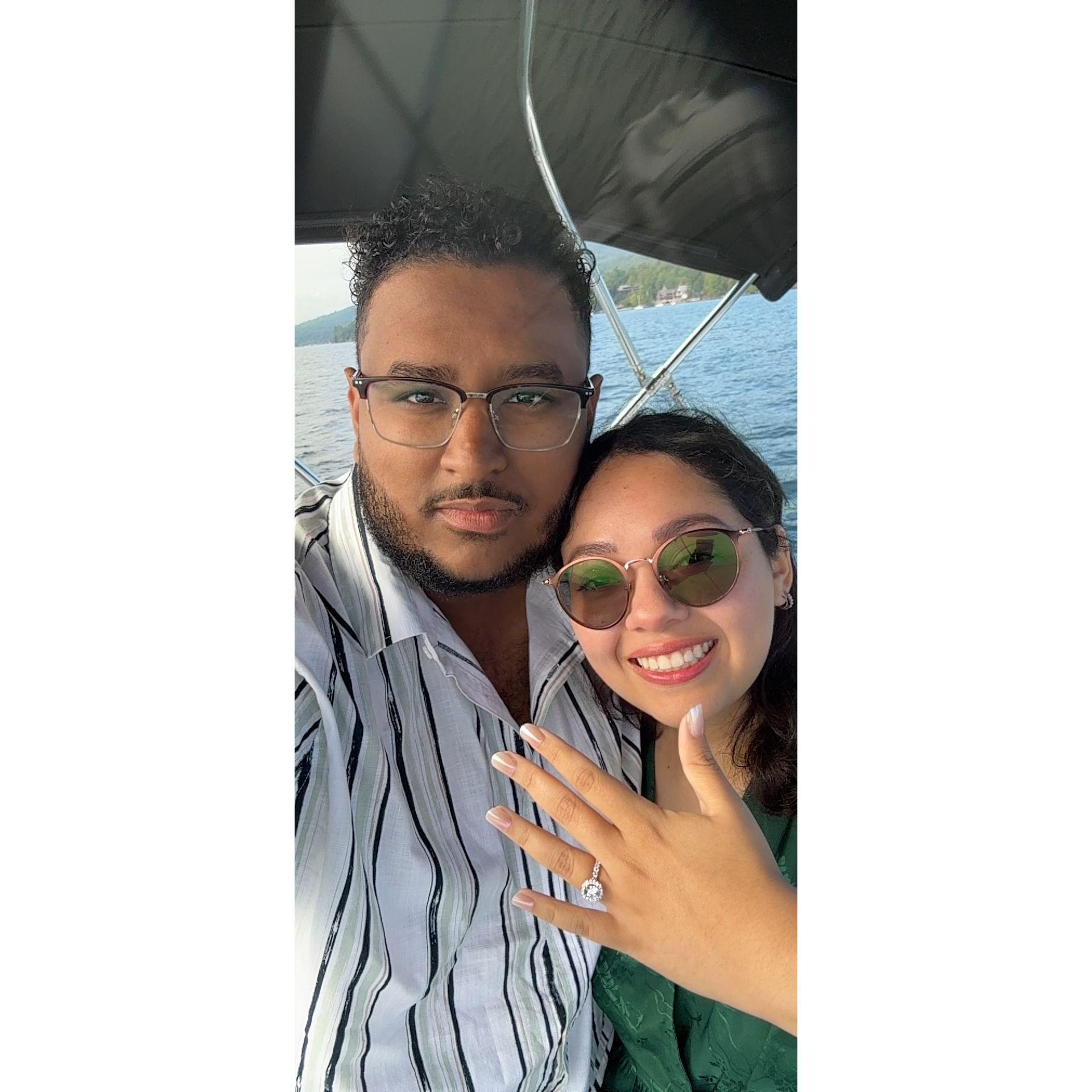 He proposed!