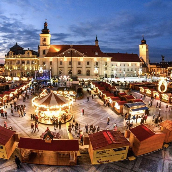 Christmas market experience in Sibiu