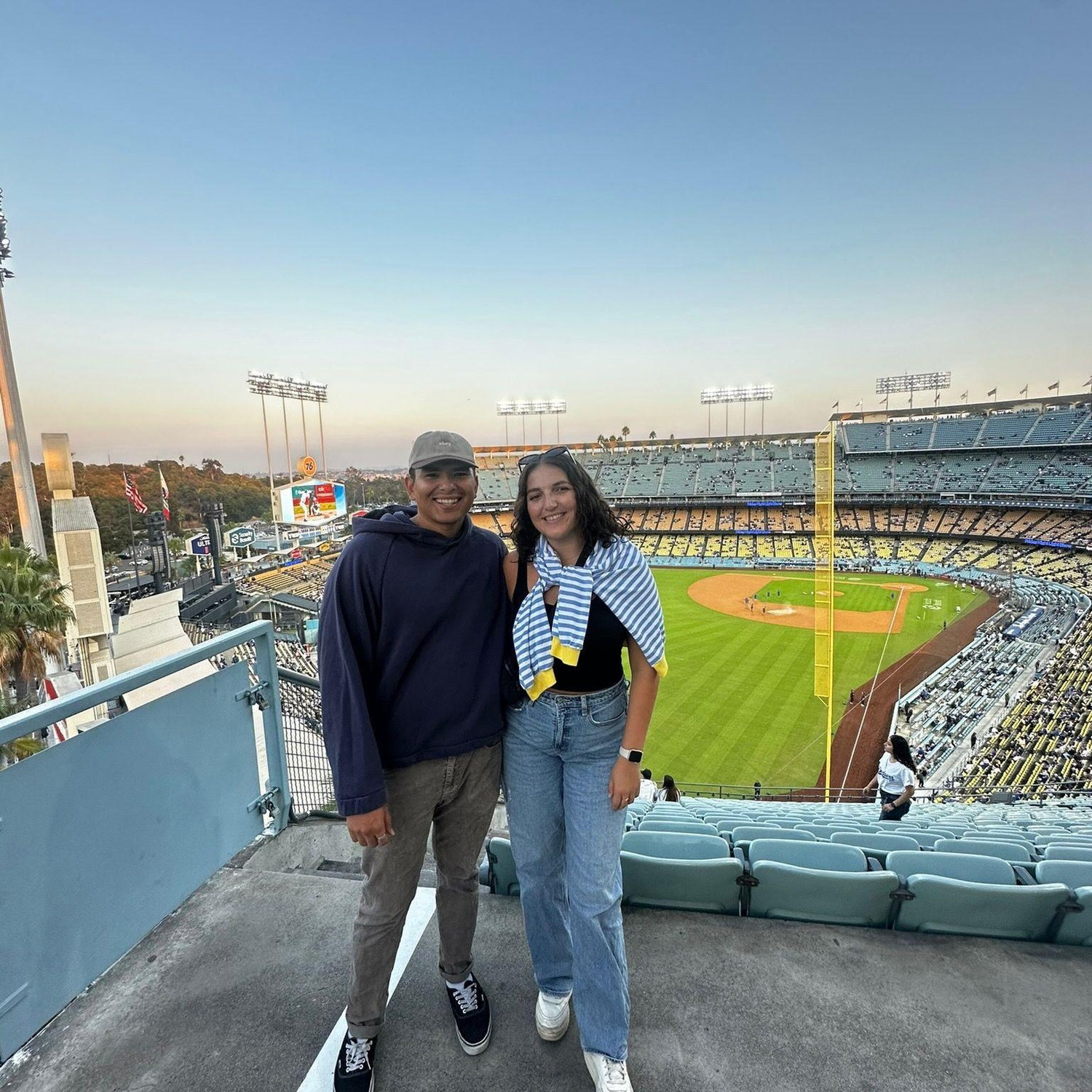 First Dodgers game as LA residents! (Go Giants and Angels though)