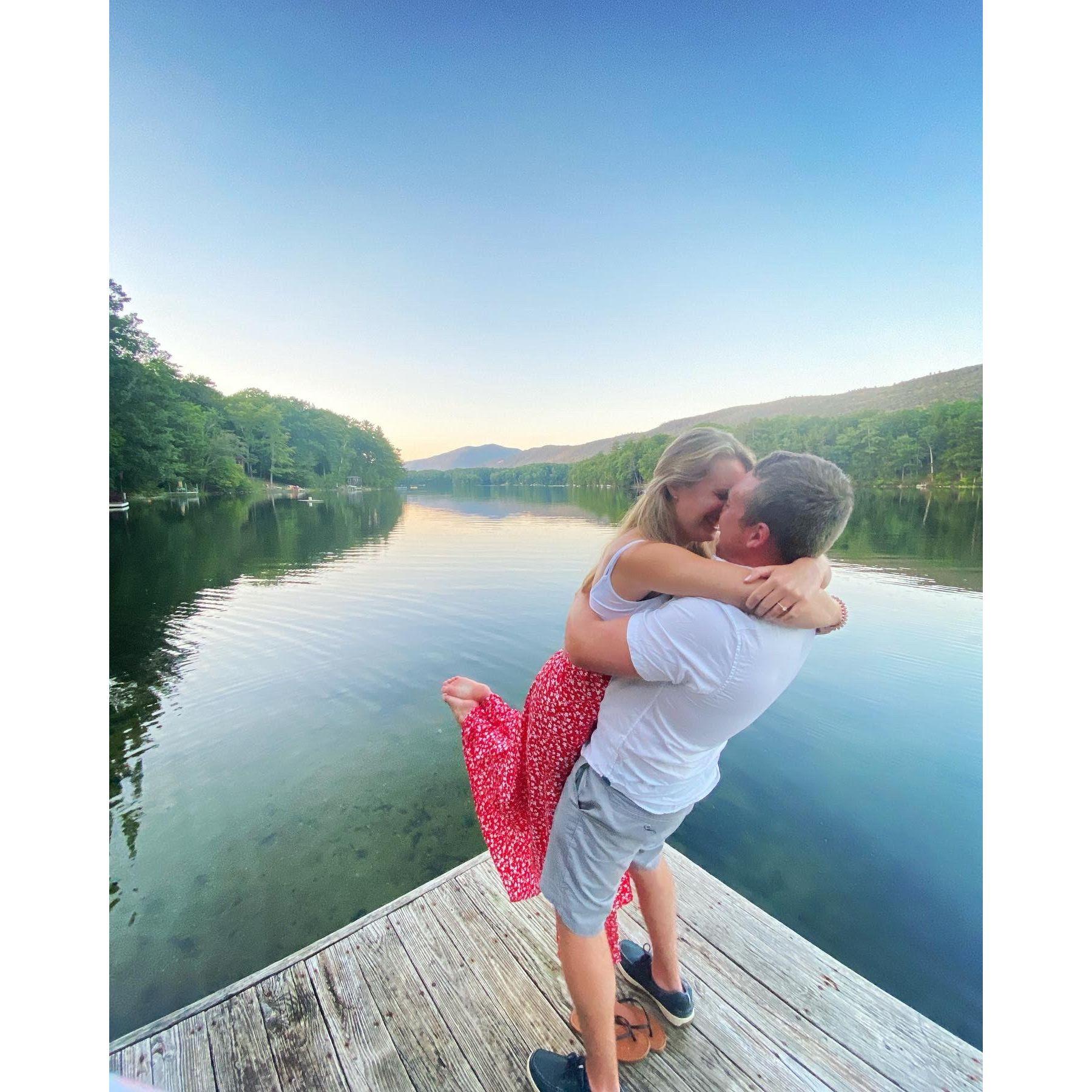 The day Colby proposed.
