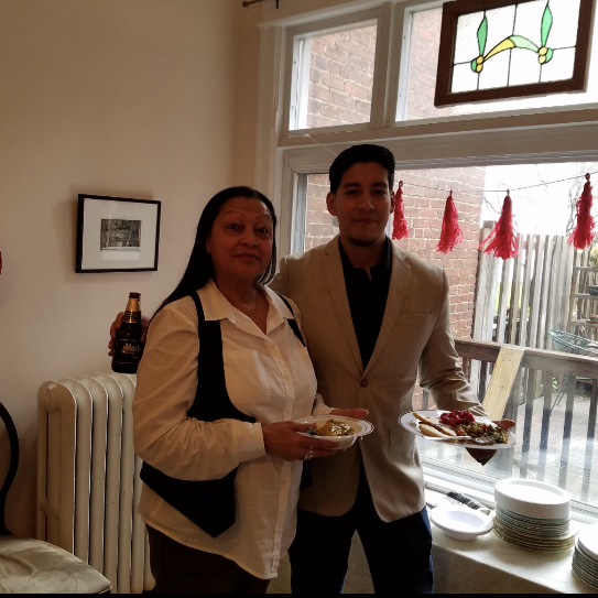 Con la suegra <3